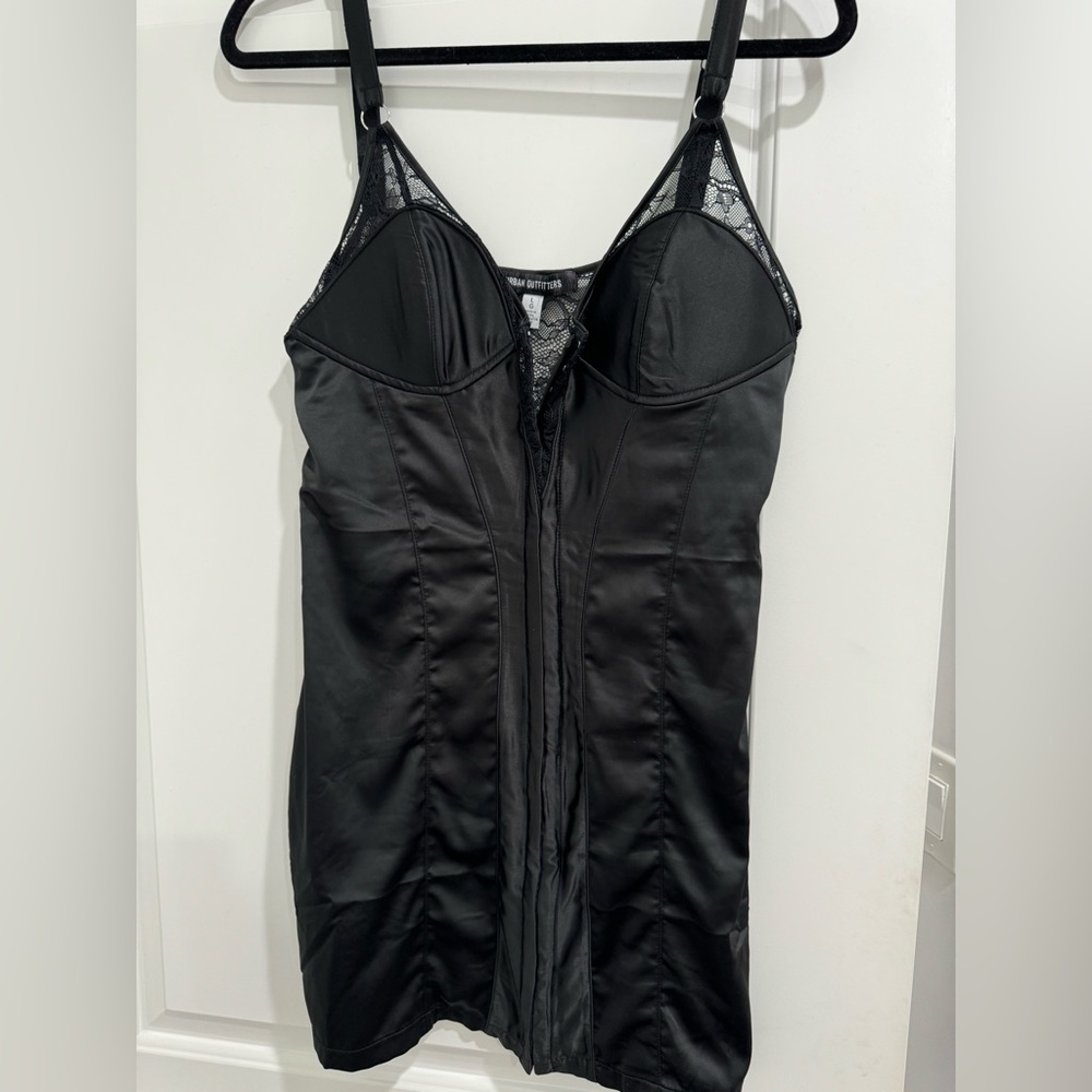 Black corset dress